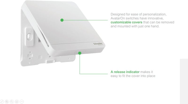 Schneider Electric AvatarOn Gold Double Switched Socket - Image 2